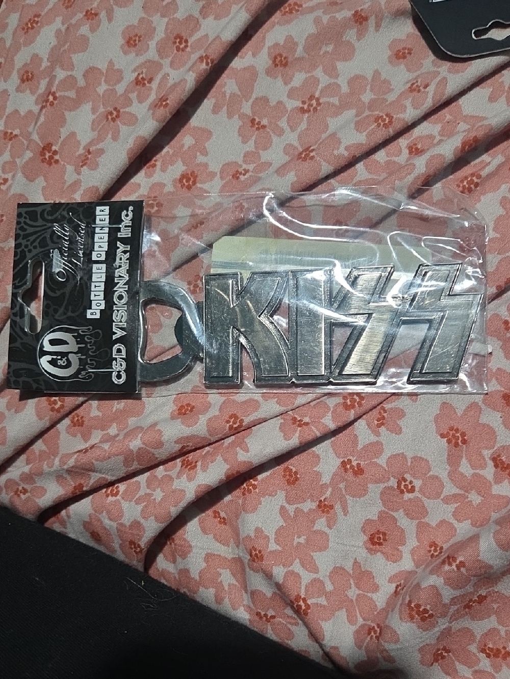 Silver Bottle Opener Keychain - Picture 2 of 2